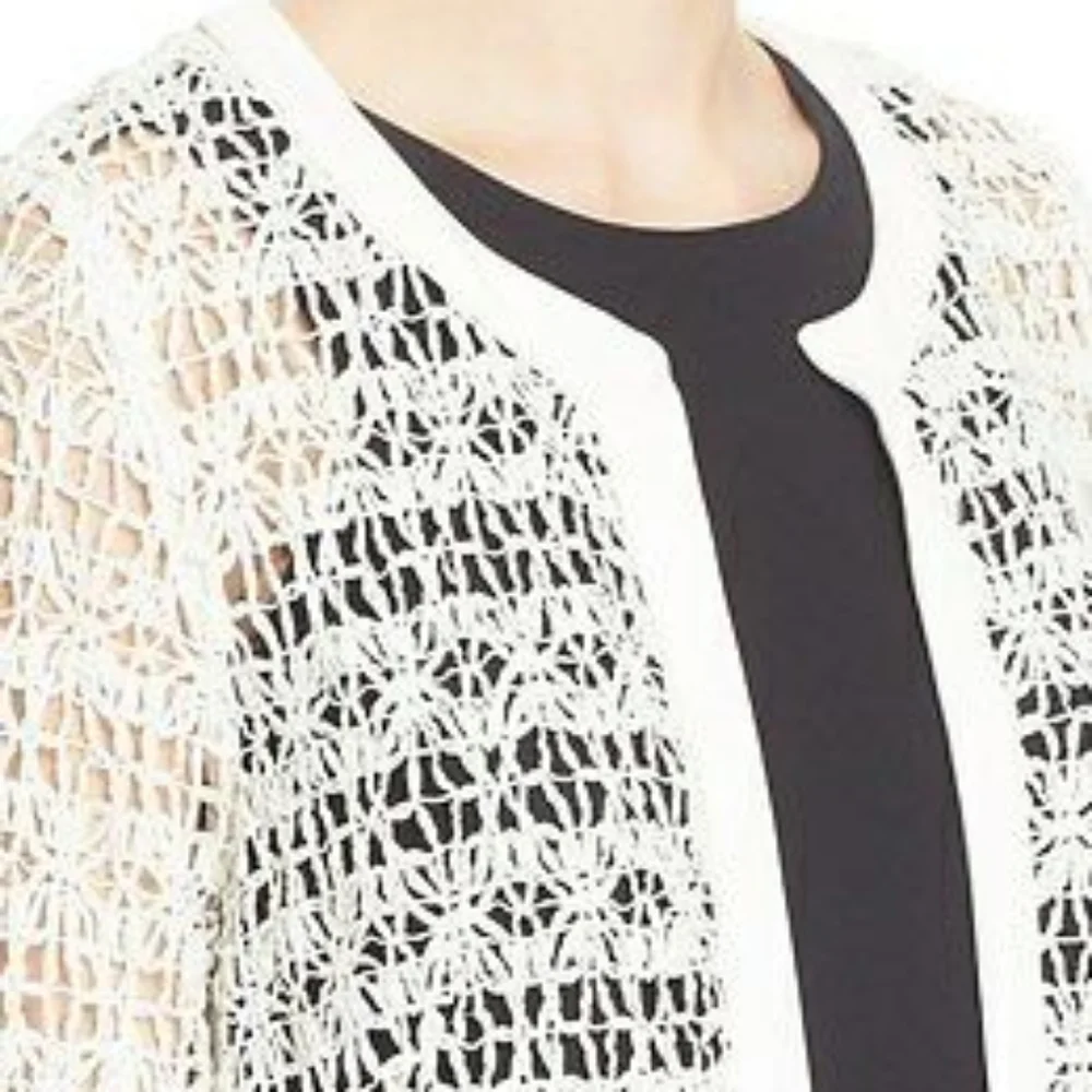 Milly Raffia Netting Cocktail Coat